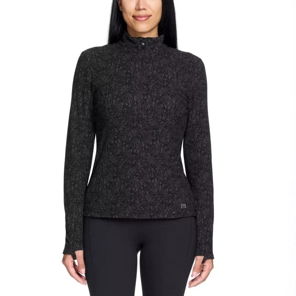 Spyder Active Womens XL Fleece Half Zip Athletic Pullover Lightweight Sweatshirt